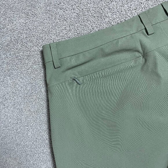 G/FORE Tech Tour 4 Way Stretch Straight Leg Golf Pants Olive Green Men's 38x30 - Picture 7 of 9